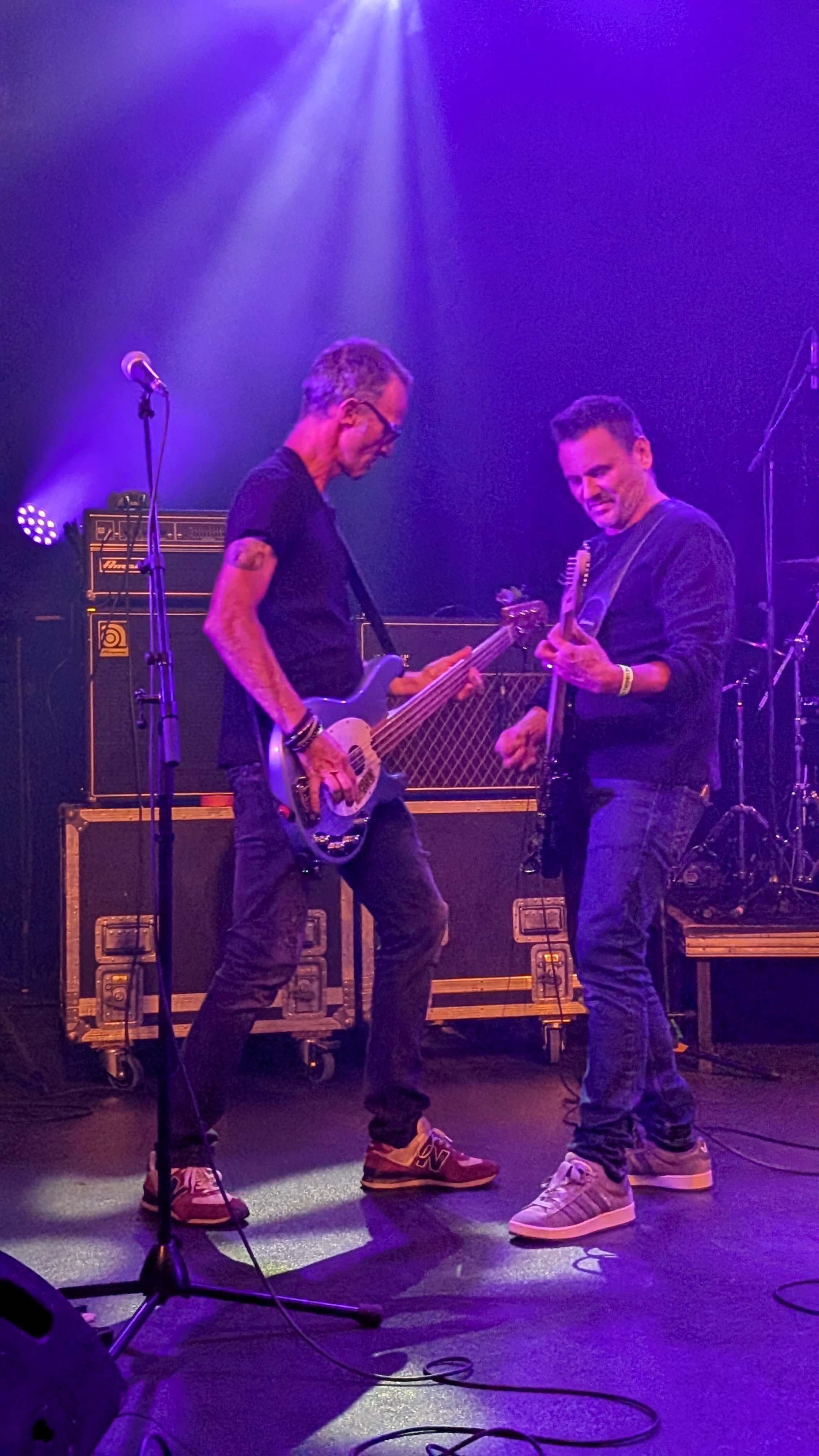 Guitaristes sur scène