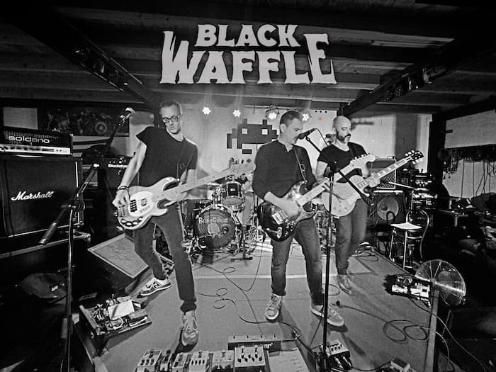 Black Waffle on stage